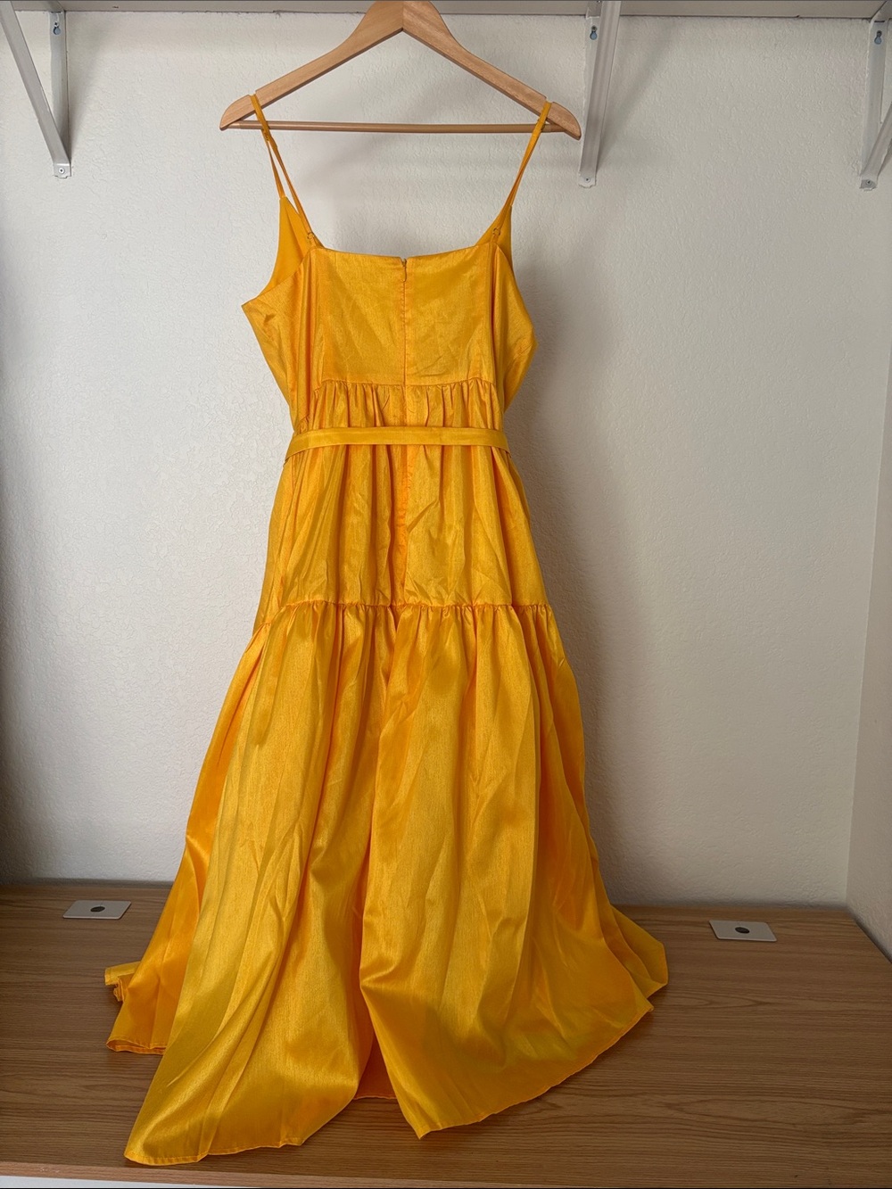 Anthropologie Hutch Atherton Sleeveless V-Neck Belted Midi Dress - Picture 3 of 3